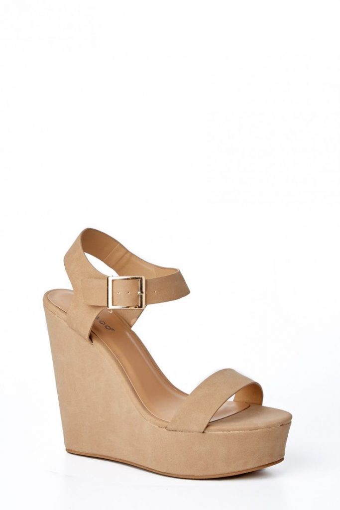 Nude Wedge Sandal Craftysandals