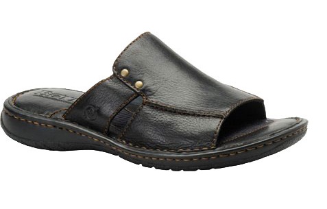 Leather Slide Sandals - CraftySandals.com