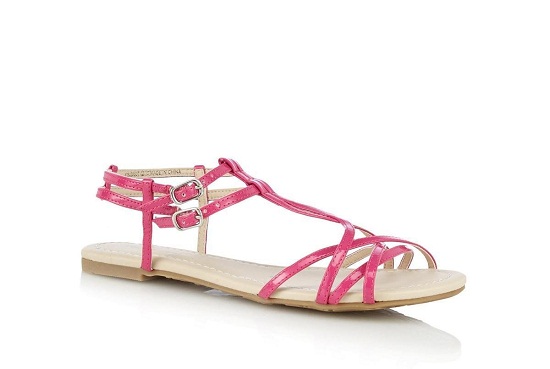 Pink Strappy Sandals - CraftySandals.com