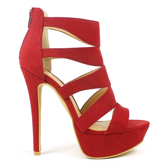 Red High Heel Sandals | CraftySandals.com