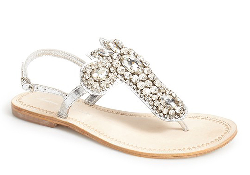Rhinestone Sandals for Wedding | CraftySandals.com