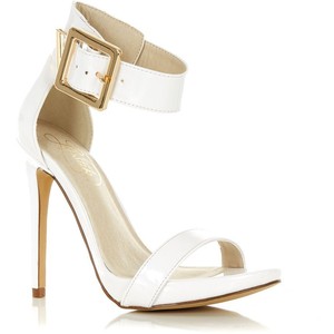 White Ankle-Strap Sandals | CraftySandals.com