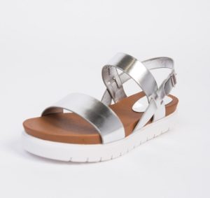 Silver Platform Sandals - CraftySandals.com