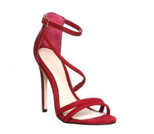 Red Strappy Sandals | CraftySandals.com