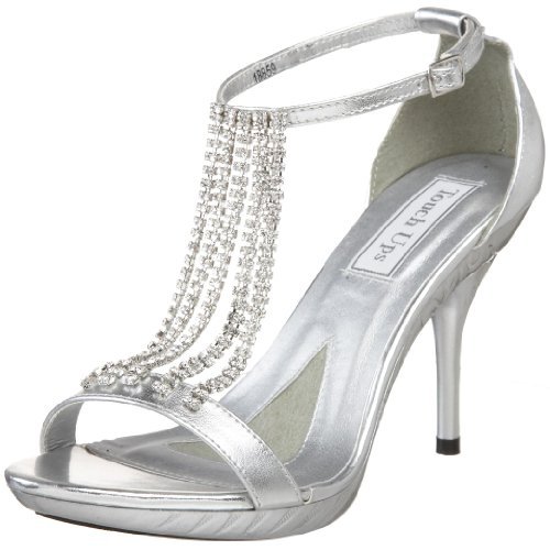 Silver High Heel Sandals - CraftySandals.com