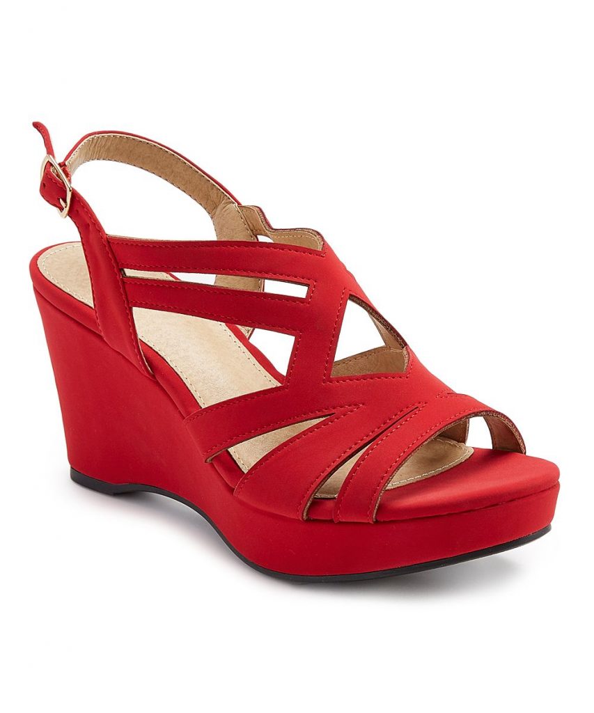 Strappy Wedge Sandals - CraftySandals.com