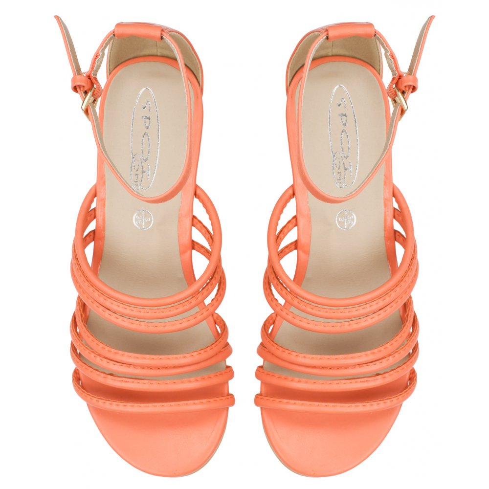 womens coral sandals