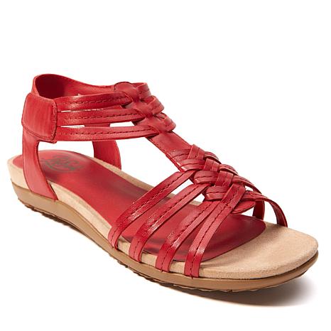Red Gladiator Sandals - CraftySandals.com