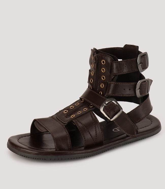 Stuart Weitzman Gladiator Sandals in Black | Lyst