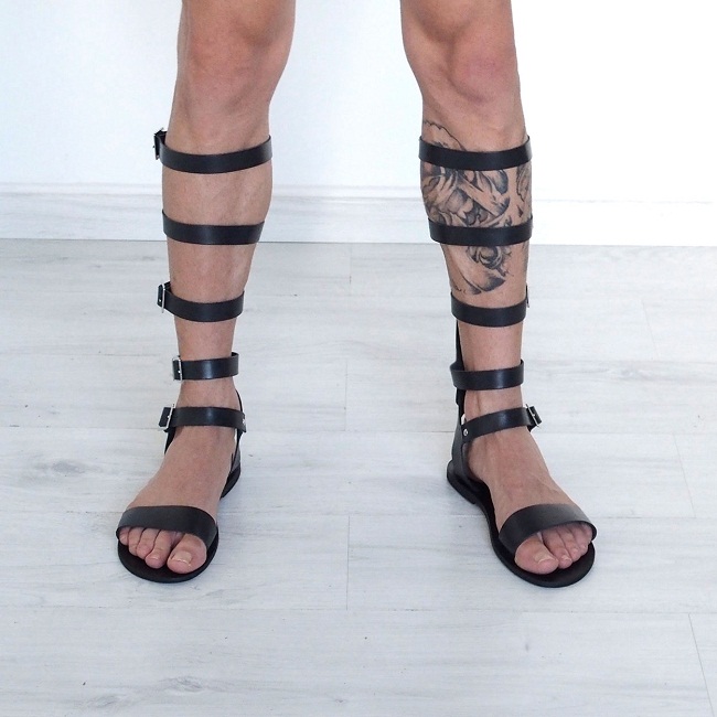male gladiator sandals