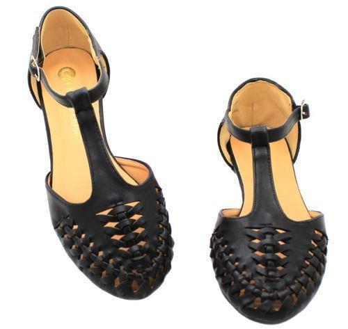 womens black closed toe sandals