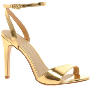 Gold Strappy Sandals - CraftySandals.com