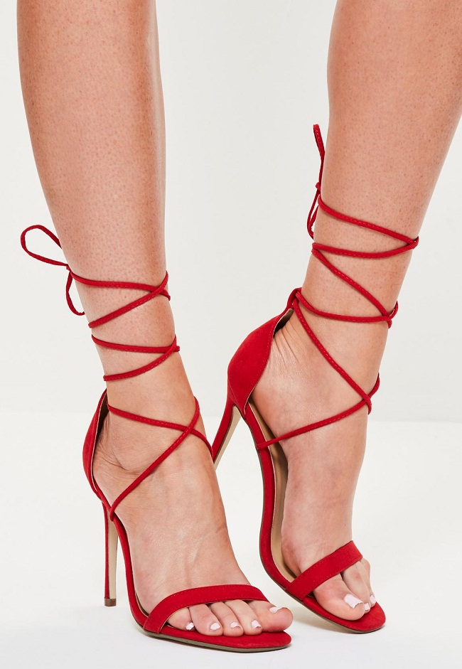 Lace Up Sandal Heels - CraftySandals.com
