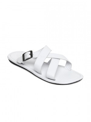 Men’s White Sandals - CraftySandals.com