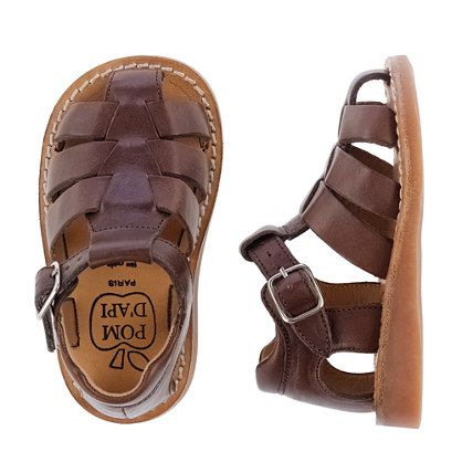 infant brown sandals