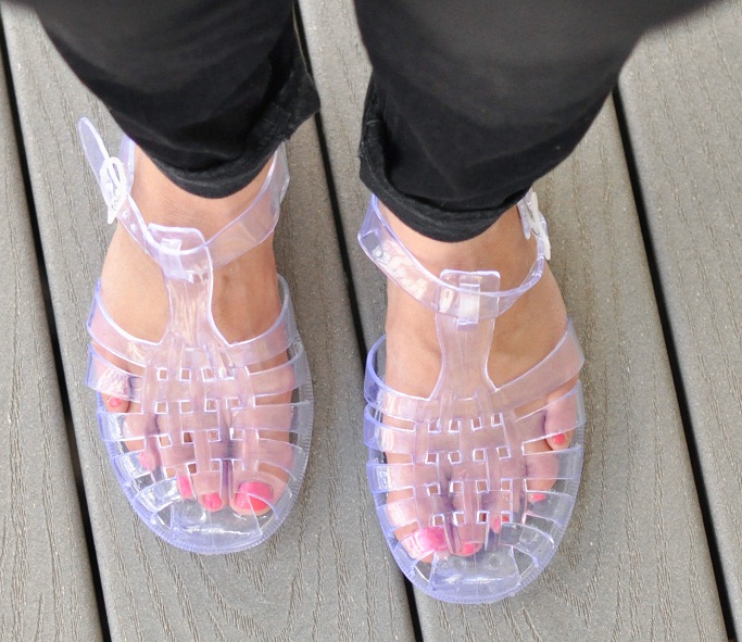 adult jelly shoes