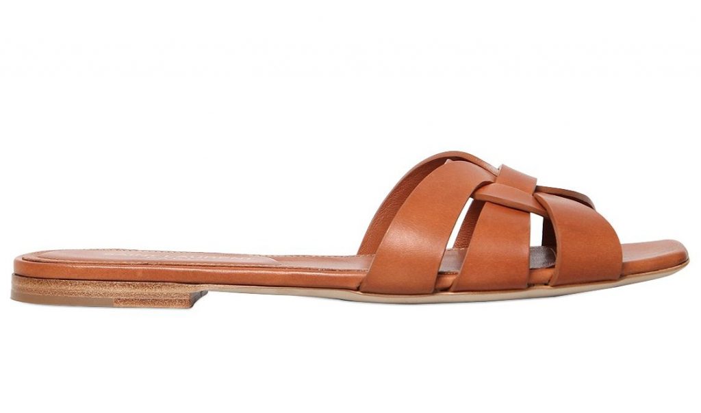 Tan Slide Sandals - CraftySandals.com