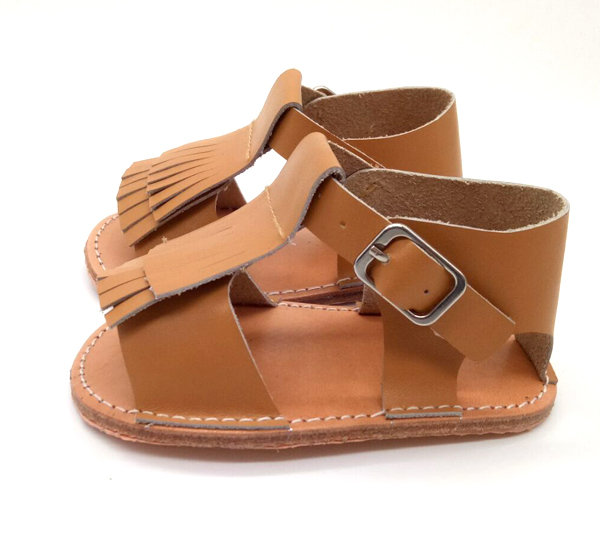 brown baby sandals