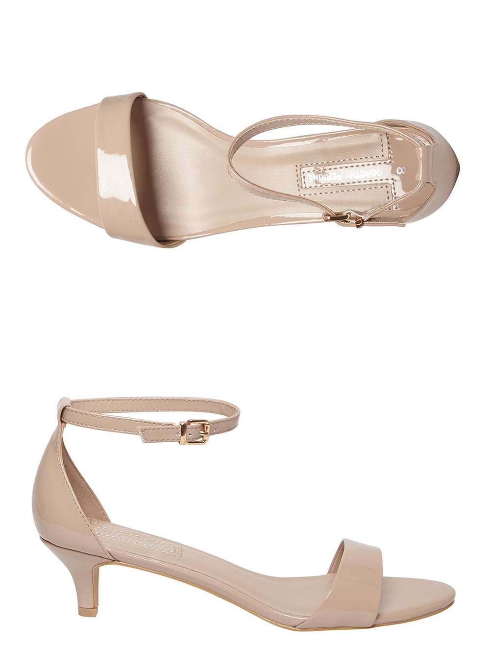 nude strappy sandals low heel