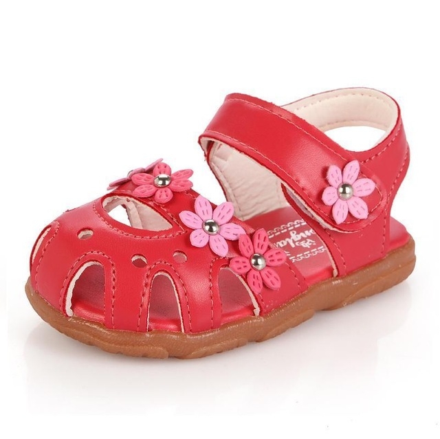 Red Toddler Sandals - CraftySandals.com