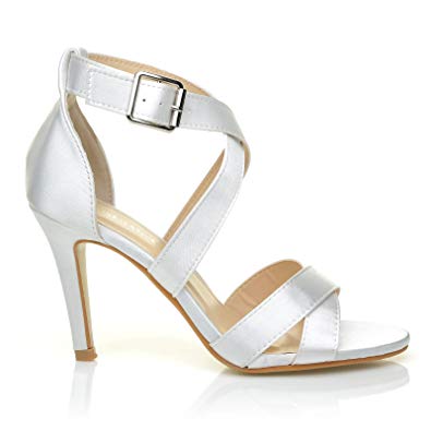 White Low Heel Sandals - CraftySandals.com