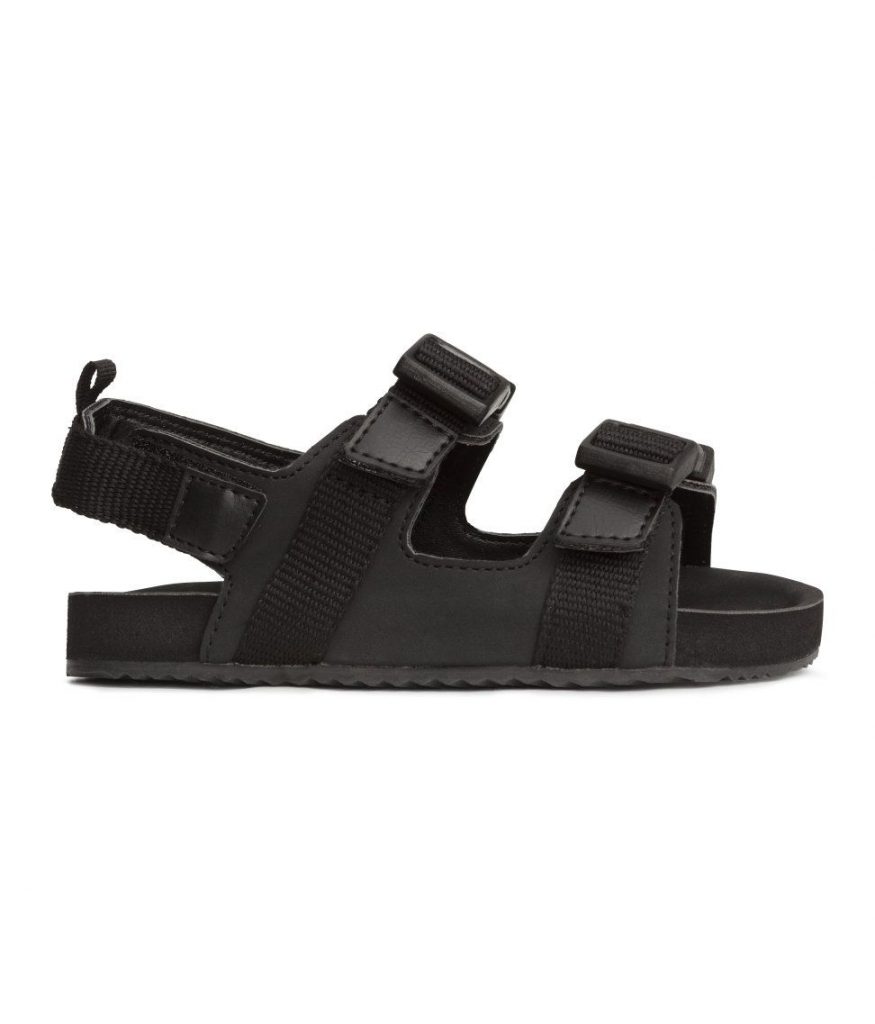 Black Toddler Sandals - CraftySandals.com